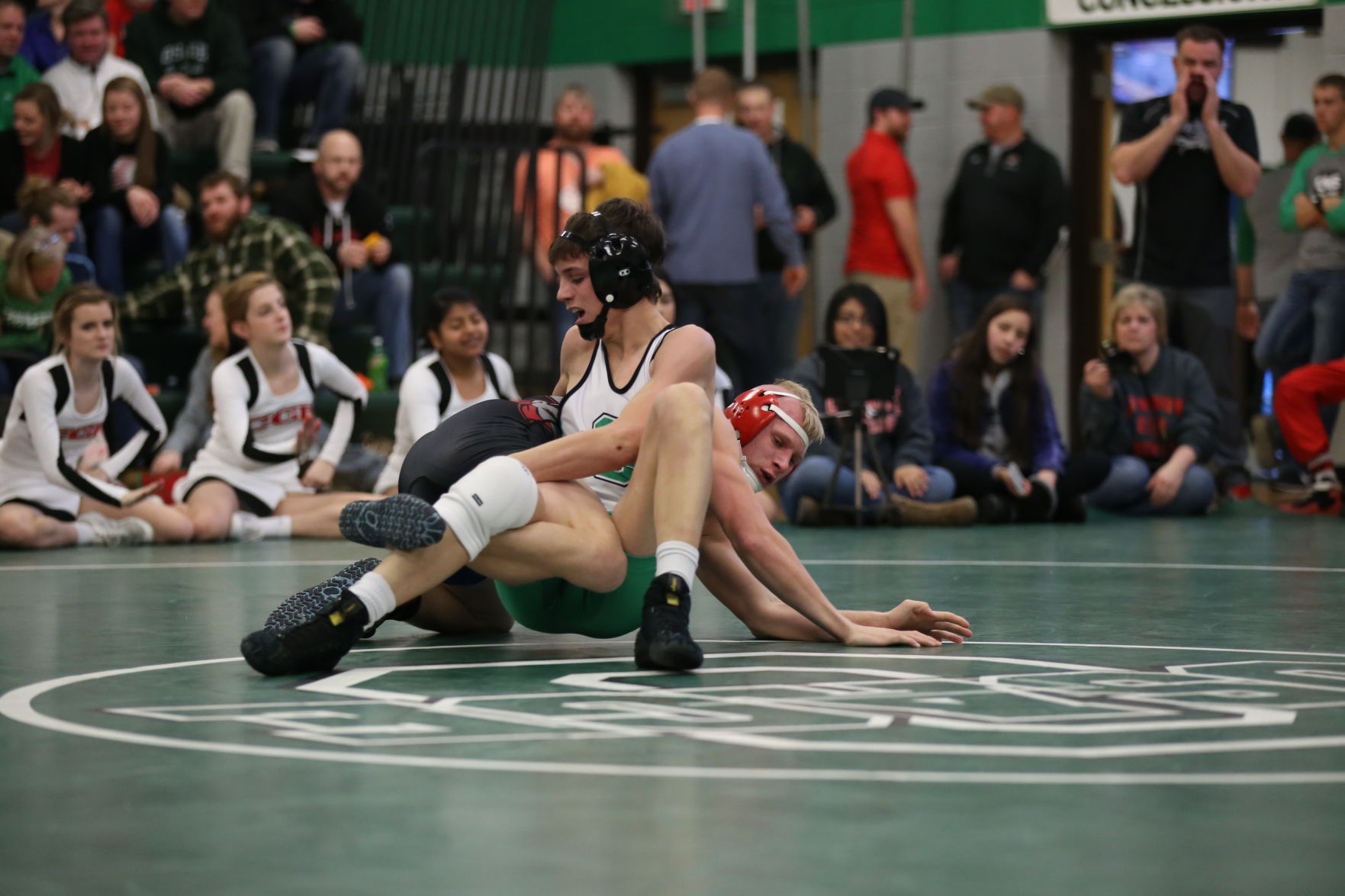 Osage, Forest City, Clarion and New Hampton wrestling, Dec. 22, 2017